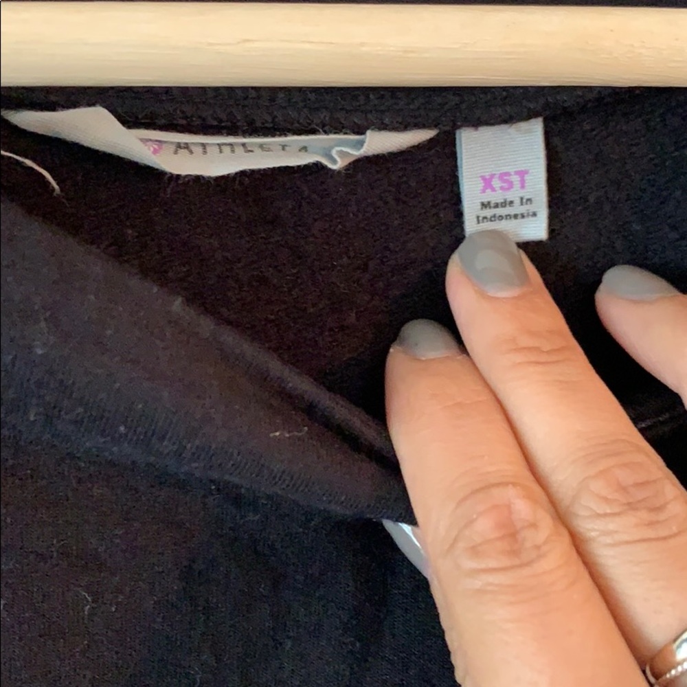 Athleta Studio Boatneck ZIP Sweatshirt - Picture 4 of 8